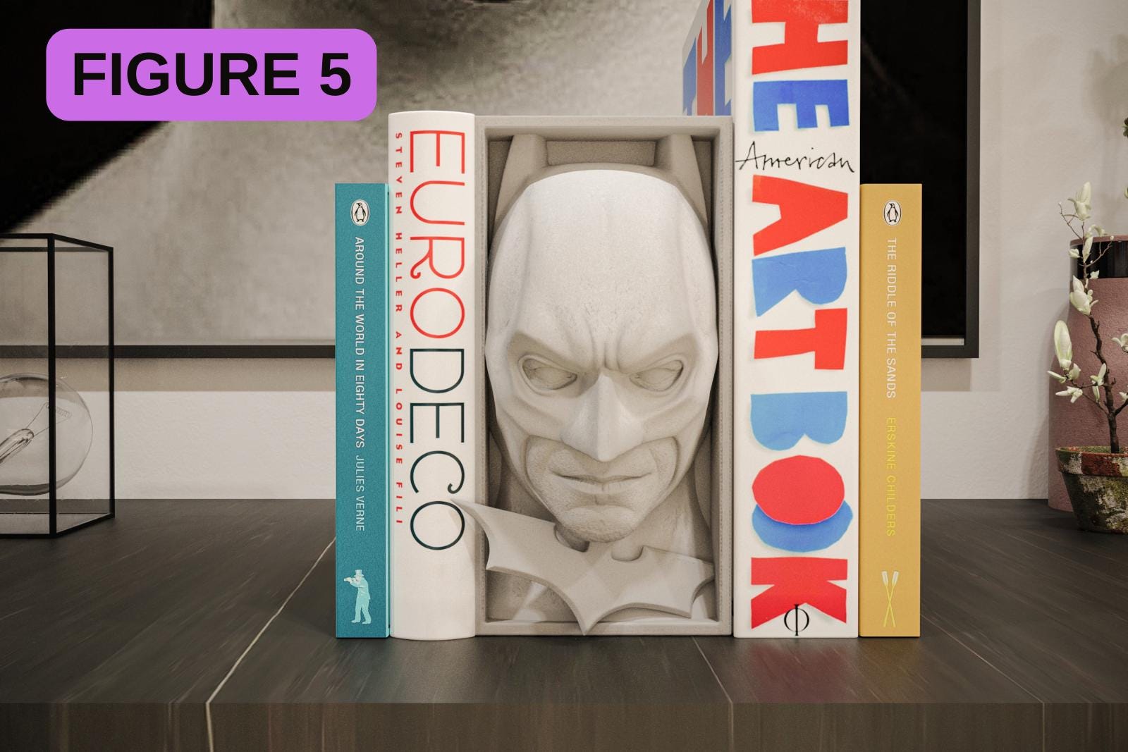 Superhero Book Nook Shadow Box | Comic Book Shelf Insert & 3D Wall Art | Action Hero Diorama Gift for Collectors