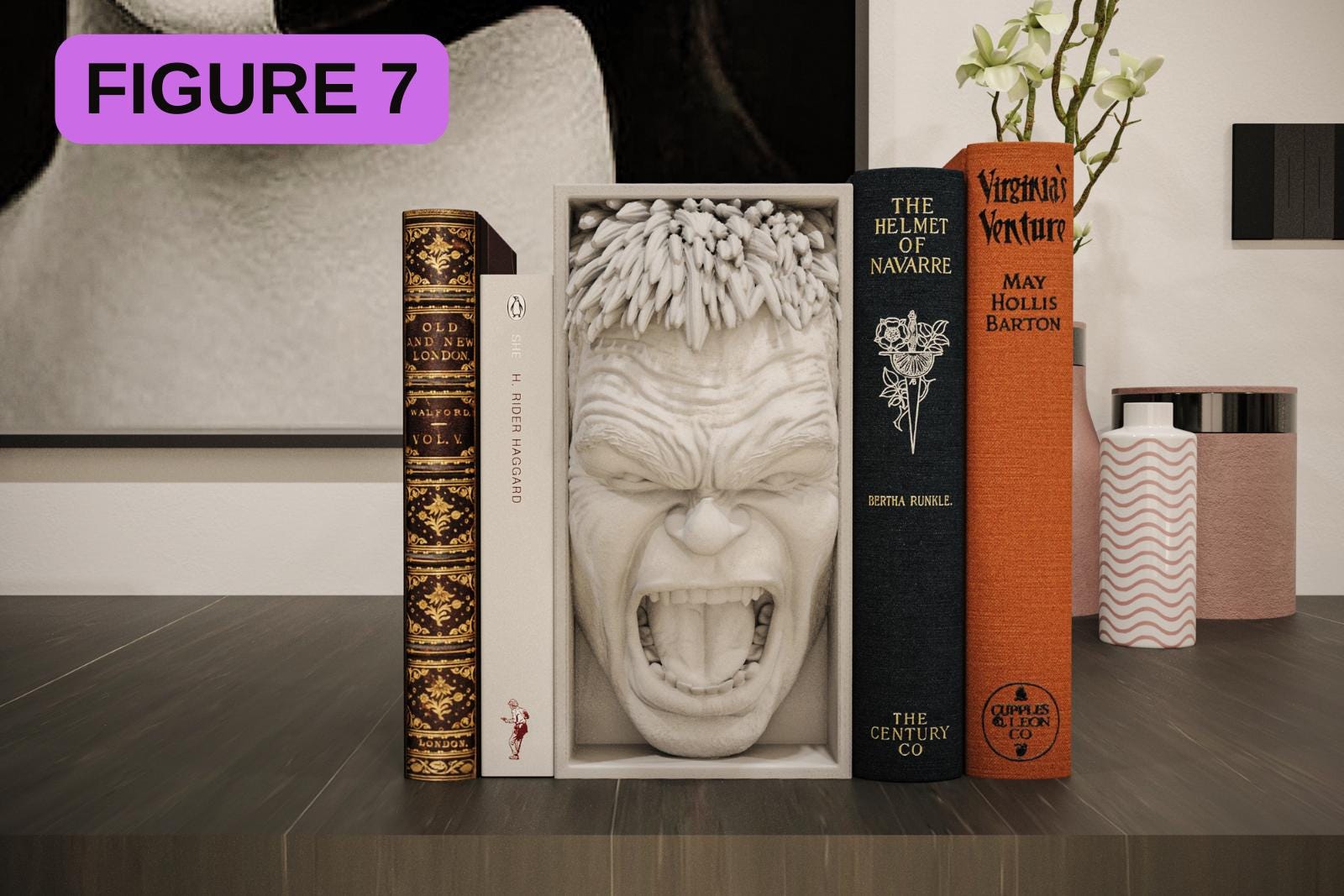 Superhero Book Nook Shadow Box | Comic Book Shelf Insert & 3D Wall Art | Action Hero Diorama Gift for Collectors