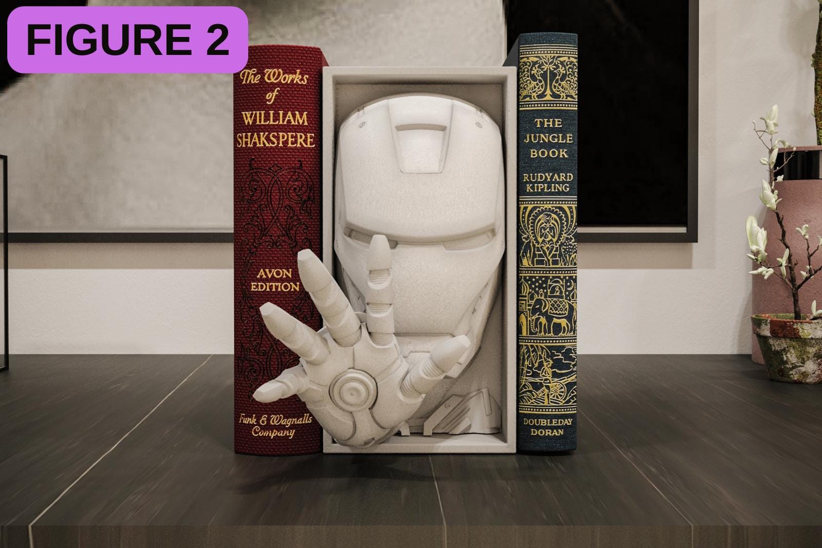 Superhero Book Nook Shadow Box | Comic Book Shelf Insert & 3D Wall Art | Action Hero Diorama Gift for Collectors