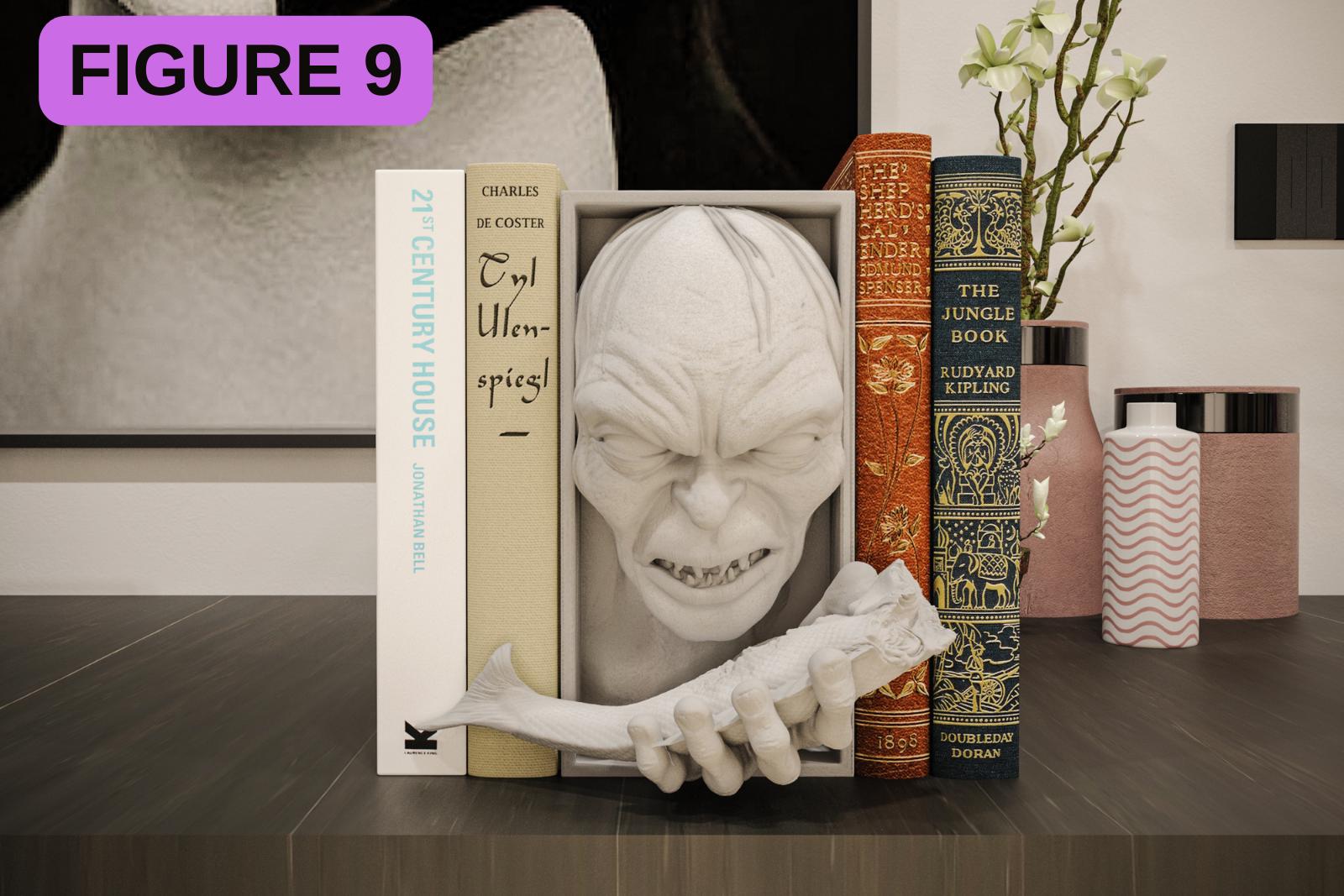 Fantasy / Sci-Fi Book Nook Shelf Insert | Magic Wizard & Space Wars Shadow Box | 3D Wall Art Diorama