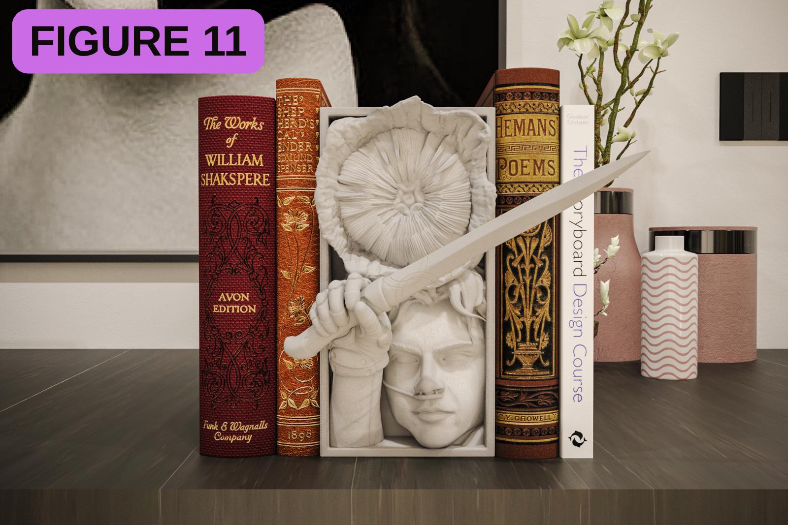 Fantasy / Sci-Fi Book Nook Shelf Insert | Magic Wizard & Space Wars Shadow Box | 3D Wall Art Diorama