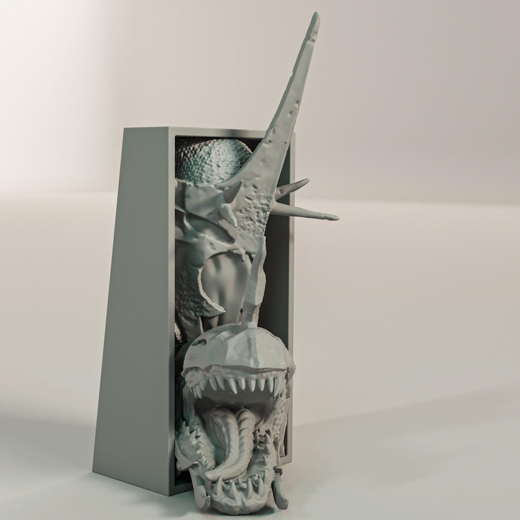 Cursed Wraith King Book Nook | Epic Fantasy 3D Shadow Box | Gothic Shelf Decor 3D Wall Art