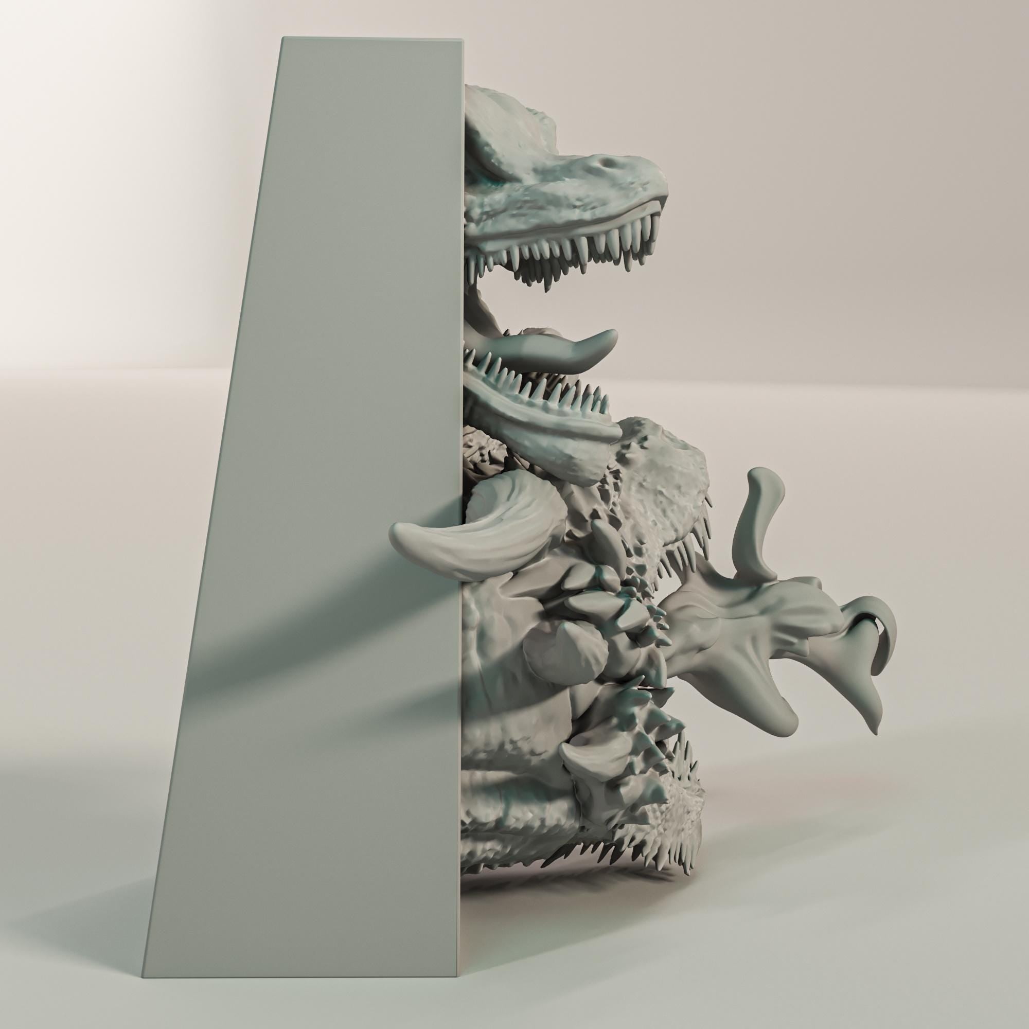 Fire Dragon Trio Book Nook | Epic Fantasy 3D Shadow Box | Medieval Decor 3D Wall Art