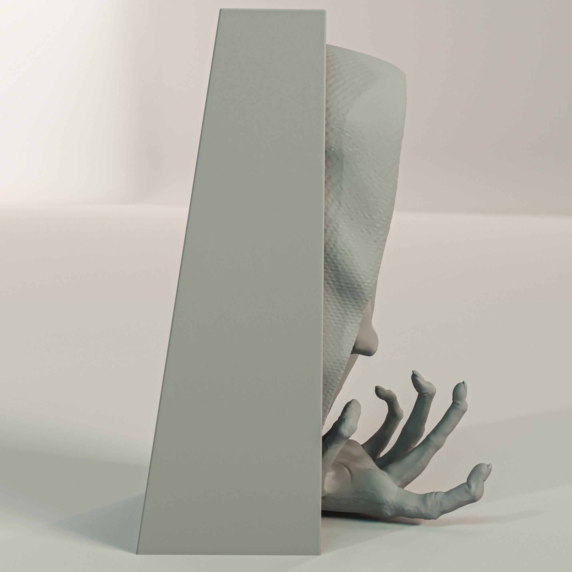 Demonic Nun Book Nook | Paranormal Horror 3D Shadow Box | Gothic Shelf Decor 3D Wall Art