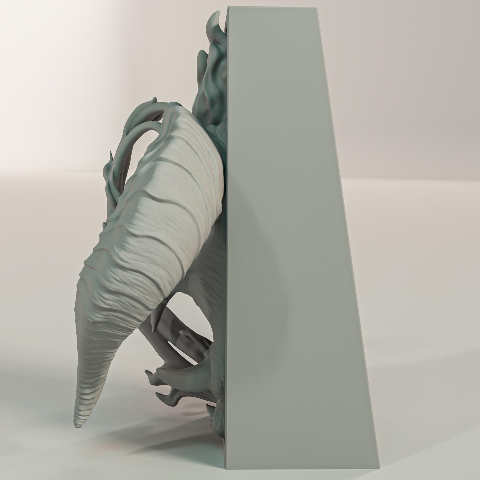 Fire Demon Book Nook | Epic Fantasy 3D Shadow Box | Dungeon Monster 3D Wall Art