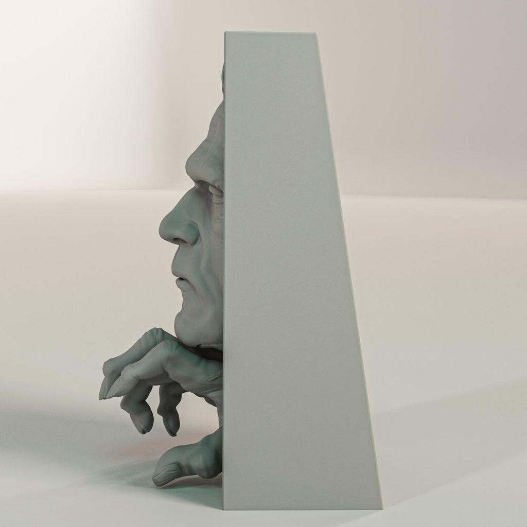 Frankenstein Monster Book Nook | Classic Horror 3D Shadow Box | Gothic Science 3D Wall Art