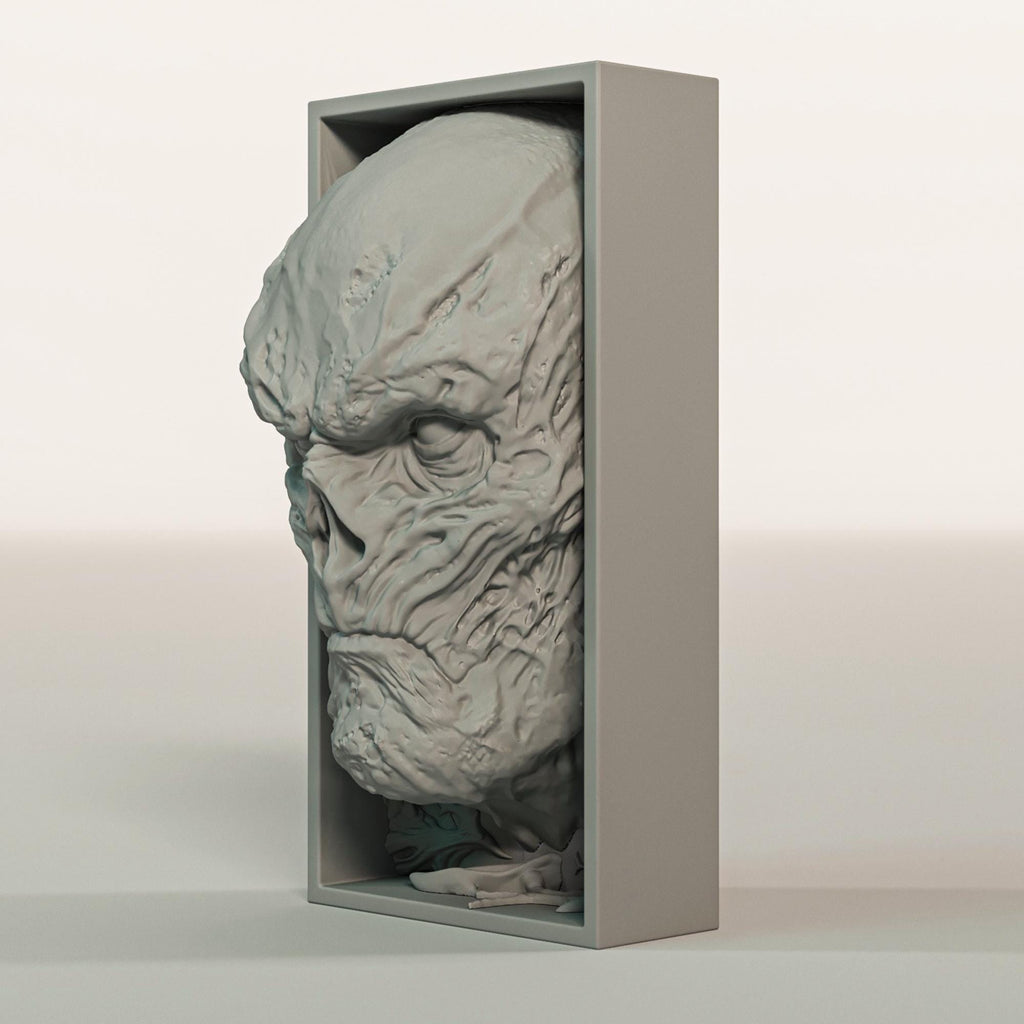 Dark Dimension Sorcerer Book Nook | 80s Horror Sci-Fi 3D Shadow Box | Spooky Shelf Decor 3D Wall Art