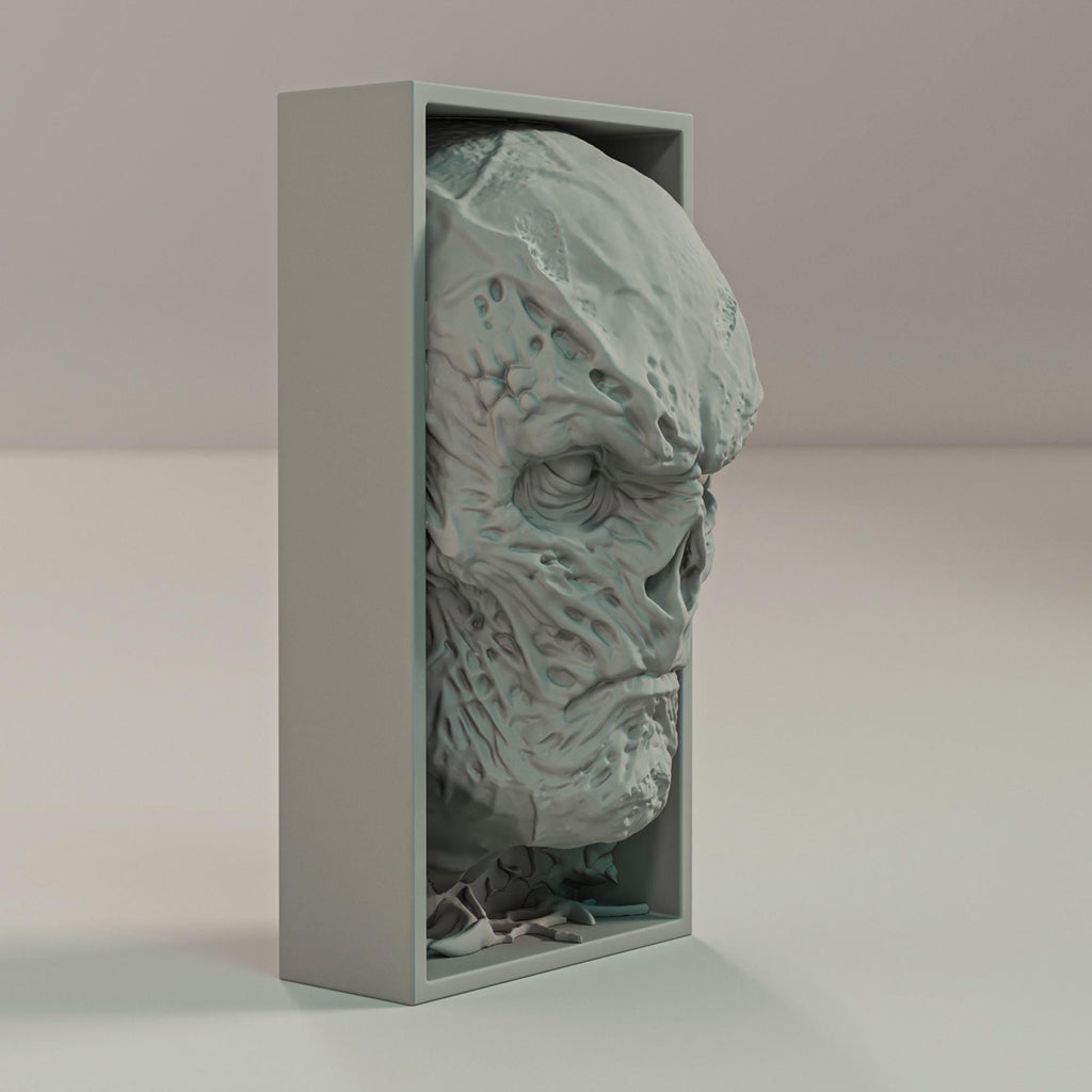 Dark Dimension Sorcerer Book Nook | 80s Horror Sci-Fi 3D Shadow Box | Spooky Shelf Decor 3D Wall Art