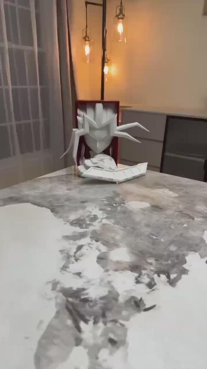 Japanese Anime Book Nook Shelf Insert | Manga Series Shadow Box | 3D Wall Art & Otaku Room Decor Gift